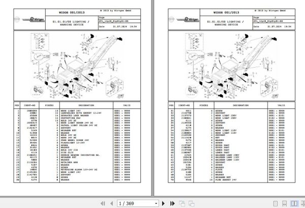 Wirtgen Cold Milling W 200 12.20 2139890 Spare Parts Catalog (1)