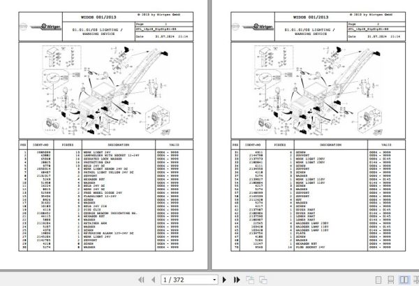 Wirtgen Cold Milling W 210 13.20 2139900 Spare Parts Catalog (1)