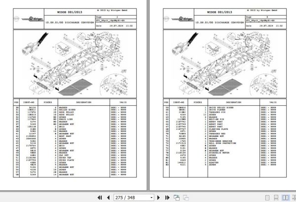 Wirtgen Cold Milling W 220 05.22 2193514 Spare Parts Catalog (2)