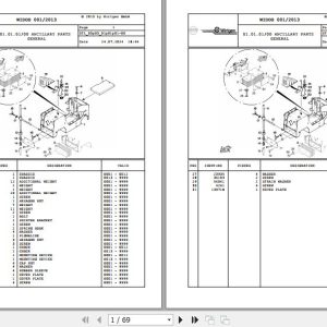 Wirtgen Cold Milling W 350 E 03.03 13806 Spare Parts Catalog (1)