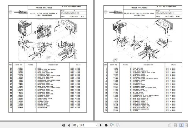 Wirtgen Cold Milling W 50 08.05 177420 Spare Parts Catalog (2)