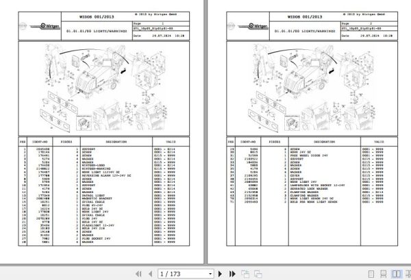 Wirtgen Cold Milling W 50 10.05 198781 Spare Parts Catalog (1)