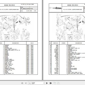 Wirtgen Cold Milling W 50 DC 09.05 179133 Spare Parts Catalog (1)