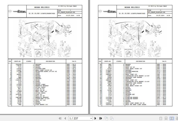 Wirtgen Cold Milling W 50 DC 09.05 179133 Spare Parts Catalog (1)