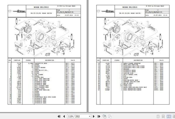 Wirtgen Cold Planer W 1000 05.10 78214 Spare Parts Catalog (2)