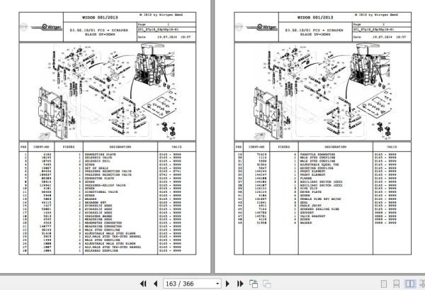Wirtgen Cold Planer W 1000 F W 1200 F W 1300 F 07.10 125239 Spare Parts Catalog (2)