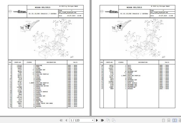 Wirtgen Cold Planer W 1000 L 11.05 2097529 Spare Parts Catalog (1)