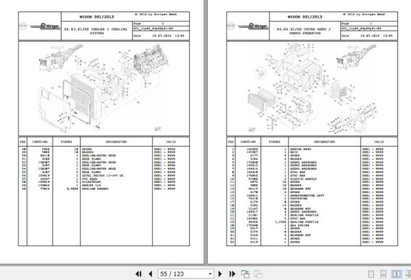 Wirtgen Cold Planer W 1000 L 11.05 2097529 Spare Parts Catalog (2)
