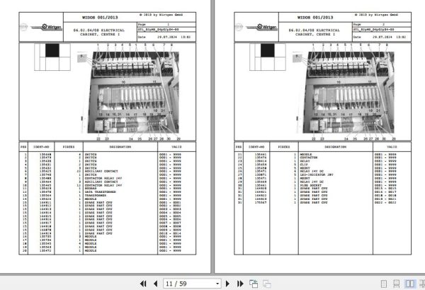 Wirtgen Cold Recycling Mixing Plant KMA 150 02.MS 112351 Spare Parts Catalog (2)