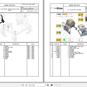 Wirtgen Laboratory Mixer WLM 30 01.AM 2121700 Spare Parts Catalog (1)