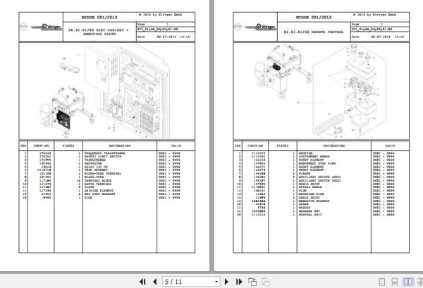 Wirtgen Laboratory Mixer WLM 30 01.AM 2121700 Spare Parts Catalog (2)