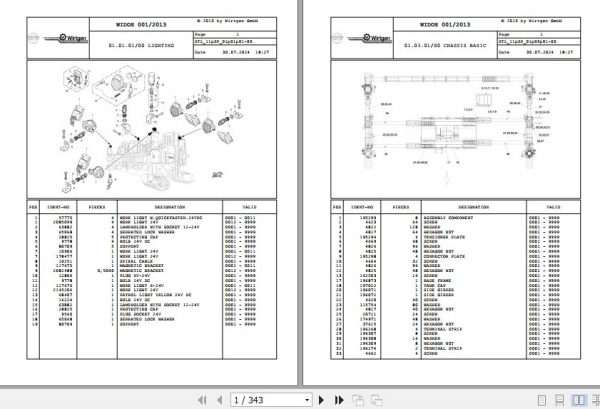 Wirtgen Slipform Paver SP 1200 11.SP 198318 Spare Parts Catalog (1)