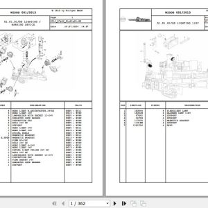 Wirtgen Slipform Paver SP 850 Vario 07.SP 182420 Spare Parts Catalog (1)