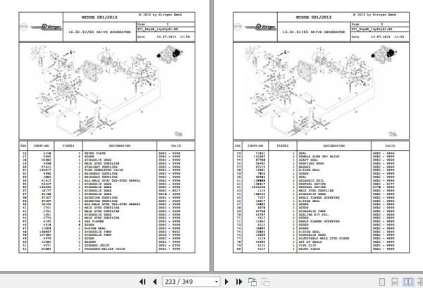 Wirtgen Soil Stabilizer WR 2500 S WR 2500 SK 04.WR 154768 Spare Parts Catalog (2)