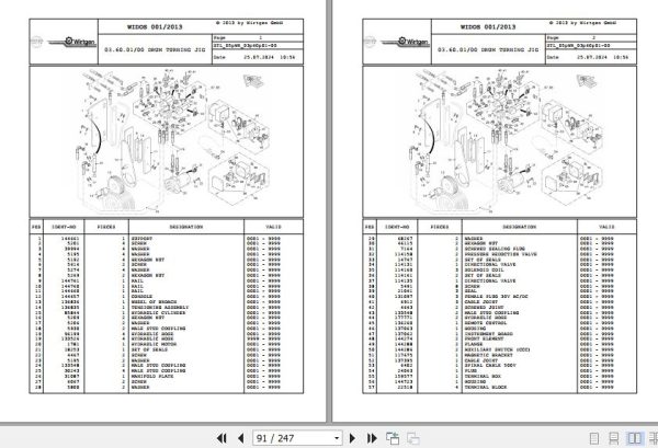 Wirtgen Soil Stabilizer WR 2500 S WR 2500 SK 04.WR 192130 Spare Parts Catalog (2)