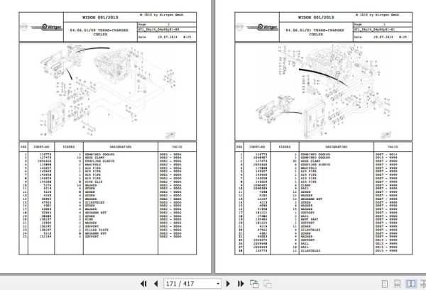 Wirtgen Surface Miner 2500 SM 06.26 146585 II Spare Parts Catalog (2)