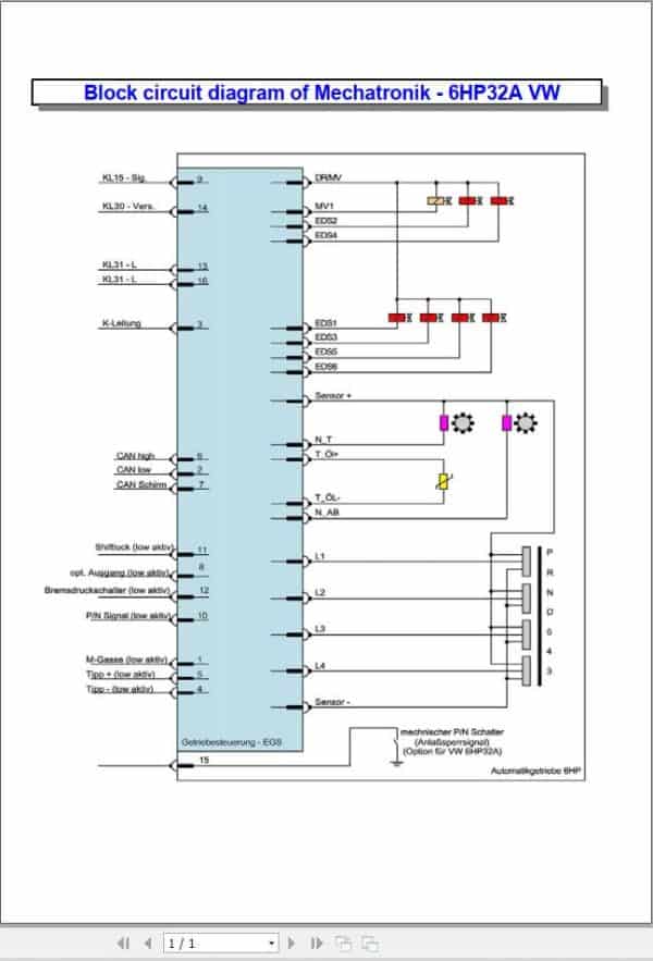 ZF Auto Transmission 6HPxx Series Diagram and Parts Manual EN DE (3)
