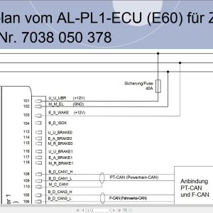 ZF Control Unit AL PL1 ECU Connection Diagram DE (1)