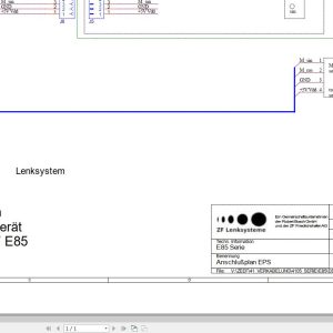 ZF Control Unit EPS Project BMW E85 Connection Diagram DE (1)
