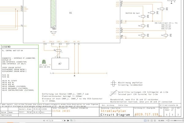 ZF Control Unit EST64 2HC85 Circuit Diagram 6029.717.159 (1)
