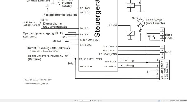 ZF Control Unit RAS EC3 Connection Diagram DE (2)