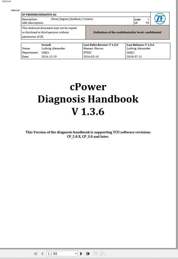 ZF EC2 Diagram Operating and Technical Manual (1)
