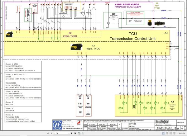 ZF EC3 Transmission Diagram and Operating Manual EN DE (3)