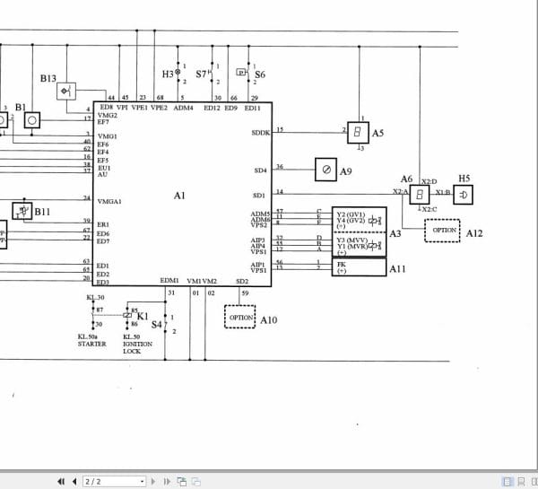 ZF Power Shuttle Transmission T 7100 Circuit Diagrams (2)