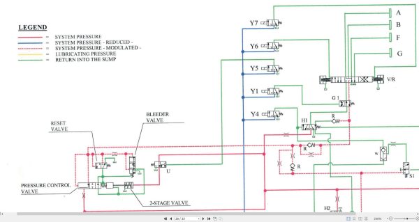 ZF Power Shuttle Transmission T 7200 Circuit Diagrams (2)