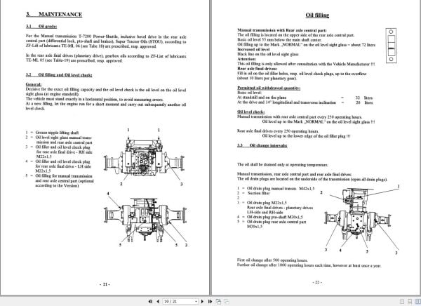 ZF Power Shuttle Transmission T 7200 Maintenance Manual (2)