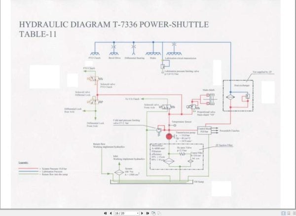 ZF Power Shuttle Transmission T 7336 Circuit Diagrams (2)