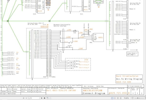 ZF Rail Drive Control System Circuit Diagram EN DE (2)