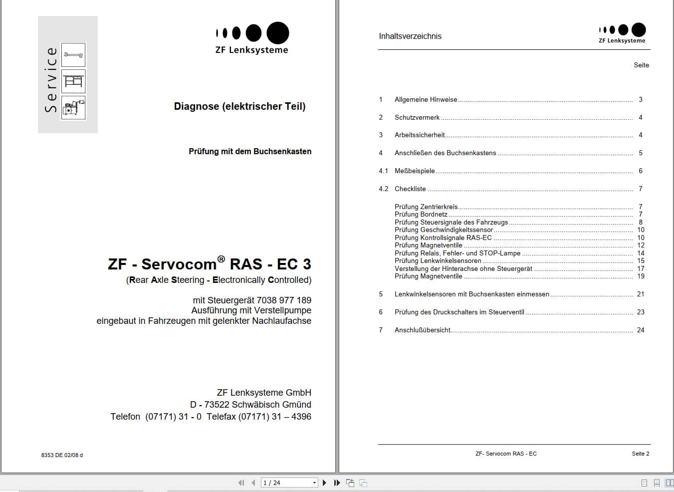 ZF Servocom RAS   EC 3 Diagnostic Manual DE (1)