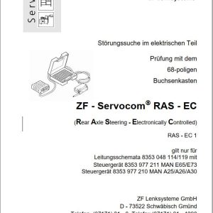 ZF Servocom RAS   EC Troubleshooting The Electrical Parts Manual DE (1)