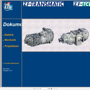 ZF TRANSMATIC TCTRONIC Electric and Diagnostic Manual DE (1)