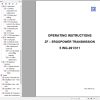 ZF Transmission 5 WG 261 5 WG 311 Operating Instructions 5872.368.002 en (1)