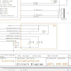 ZF Transmission 6Hp260 Iveco LMV Electrical Diagram 6071 399 005 (1)