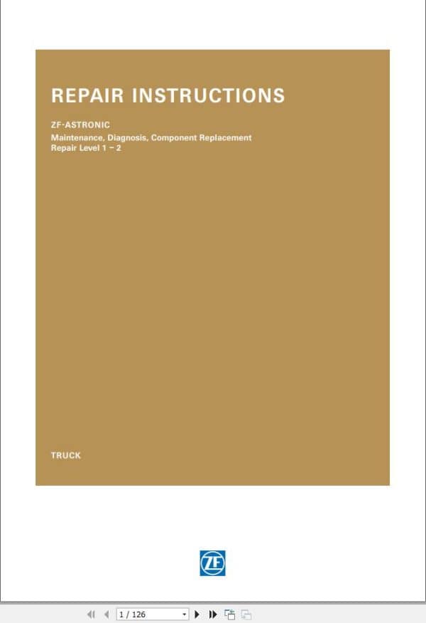 ZF Transmission AS Tronic Repair Manual (1)