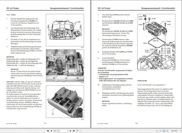 ZF Transmission AS Tronic Truck Repair Manual DE (2)