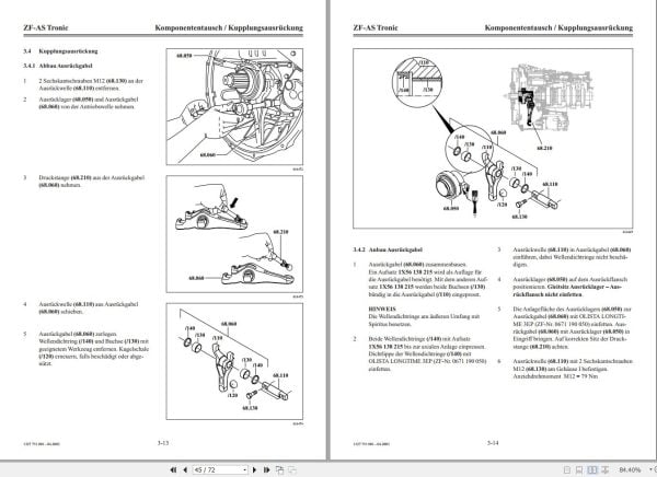 ZF Transmission AS Tronic Truck Repair Manual DE (3)