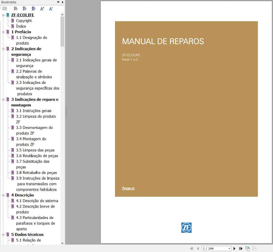 ZF Transmission ECOLIFE Repair Manual PT (1)