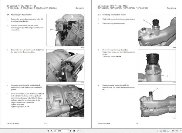 ZF Transmission ECOMAT Repair Manual 4149 751 612d en (2)