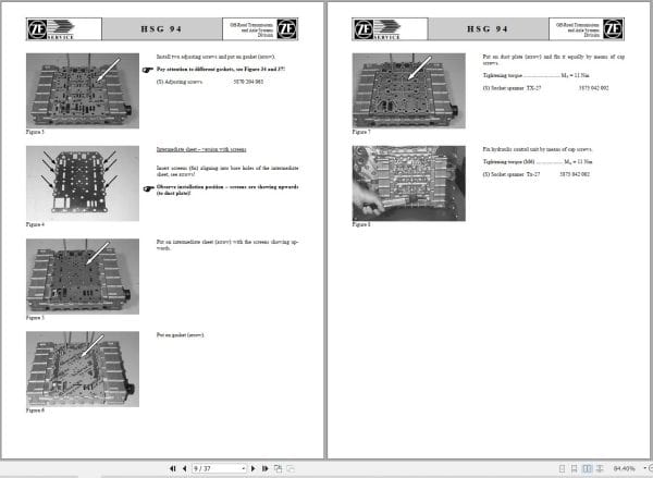ZF Transmission ERGOPOWER 3 6 WG 261 311 Repair Manual (2)