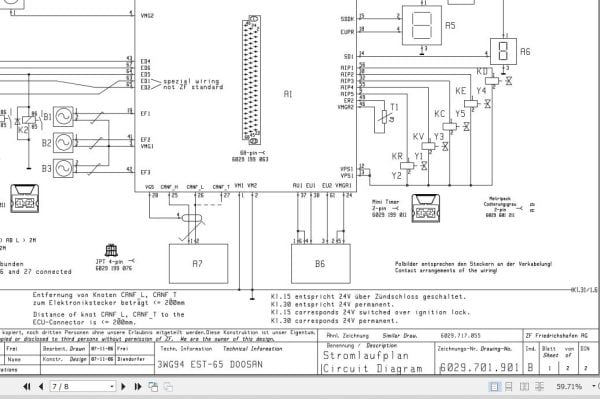 ZF Transmission Module EST 65 Electrical Diagram (2)