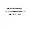 ZF Transmission S MATIC Series Diagram Operating Instruction EN DE (1)