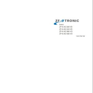 ZF Transmission eTronic for Iveco Operating Instructions (1)