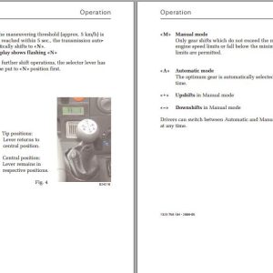 ZF Transmission eTronic for Iveco Operating Instructions (2)
