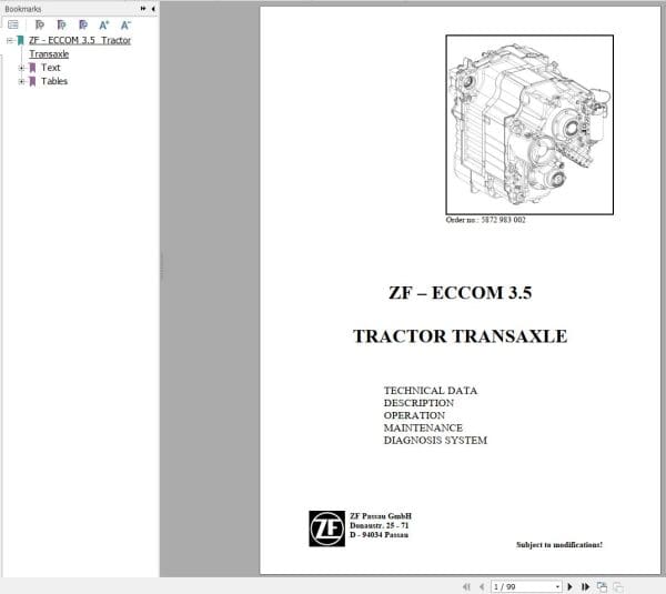 ZF Vehicle Control Unit Diagram and Instruction Manual EN DE (2)