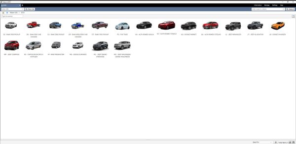 Chrysler Fiat FCA 06.2025 Spare Parts Catalog VMware 1