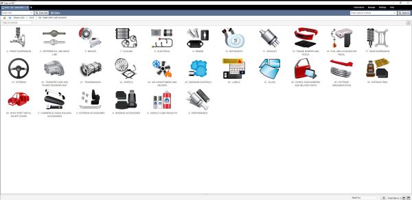 Chrysler Fiat FCA 06.2025 Spare Parts Catalog VMware 5